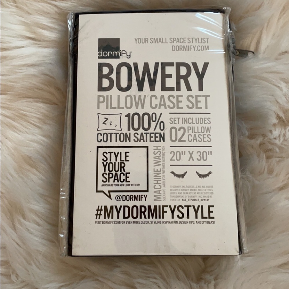 DORMIFY BOWERY PILLOWCASE SET